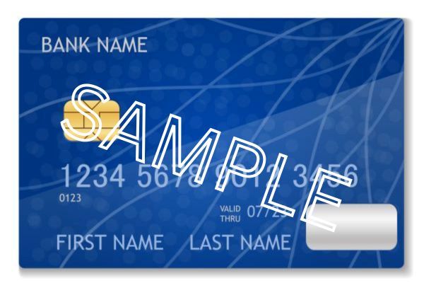 Bank Card Sample Image 