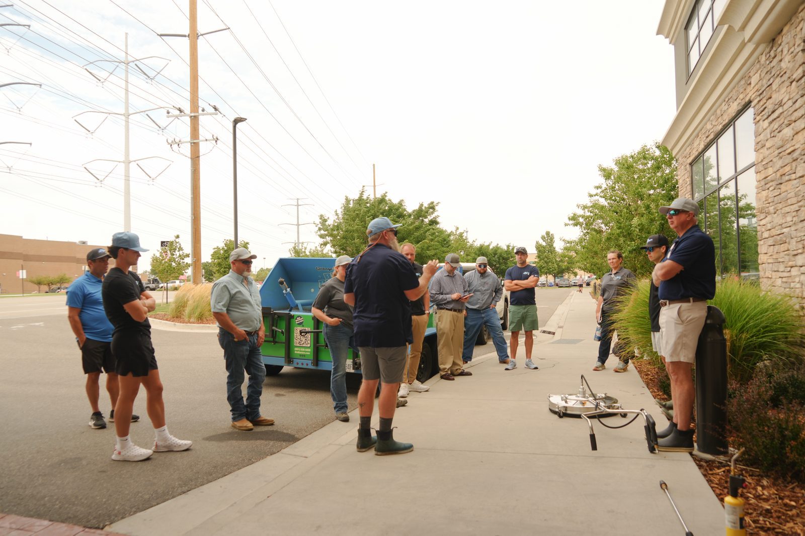 Trailer walkthrough with new owners