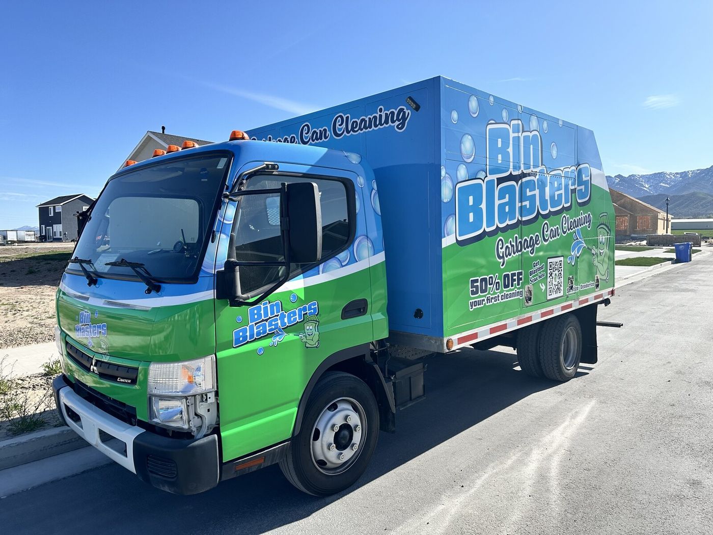 Bin Blasters truck